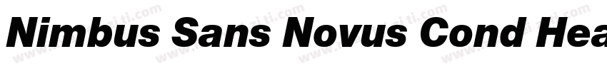 Nimbus Sans Novus Cond Heavy字体转换